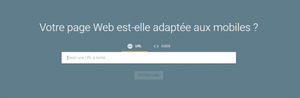 Test optimisation mobile Google